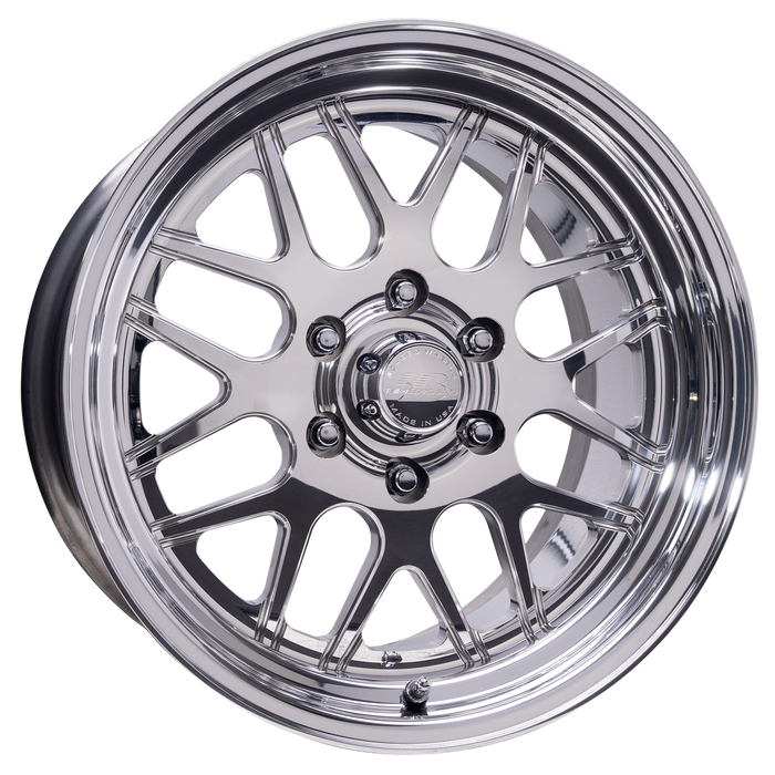 Turbo LT Polished 17x11"  GM Old School Fitment